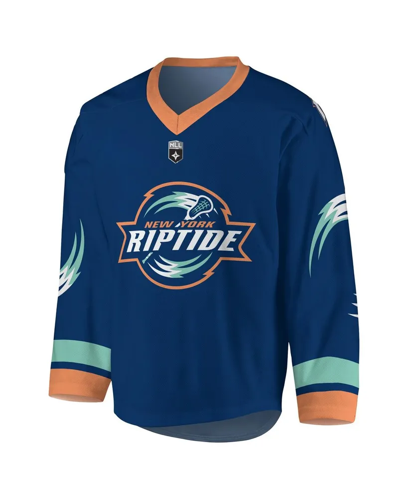 Men's Navy, Orange New York Riptide Replica Jersey