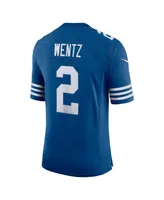 Men's Nike Carson Wentz Royal Indianapolis Colts Alternate Vapor Limited Jersey