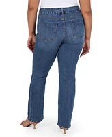 Seven7 Plus Size Tummyless Slim Boot Jeans