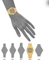 Anne Klein Women's Yellow Solar Ocean Work Plastic Metal Watch, 38.5mm