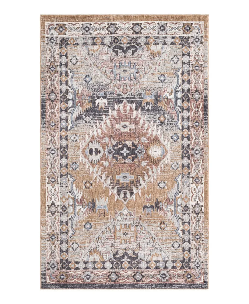 Bayshore Home Adobe ADO04 5'3" x 8' Area Rug