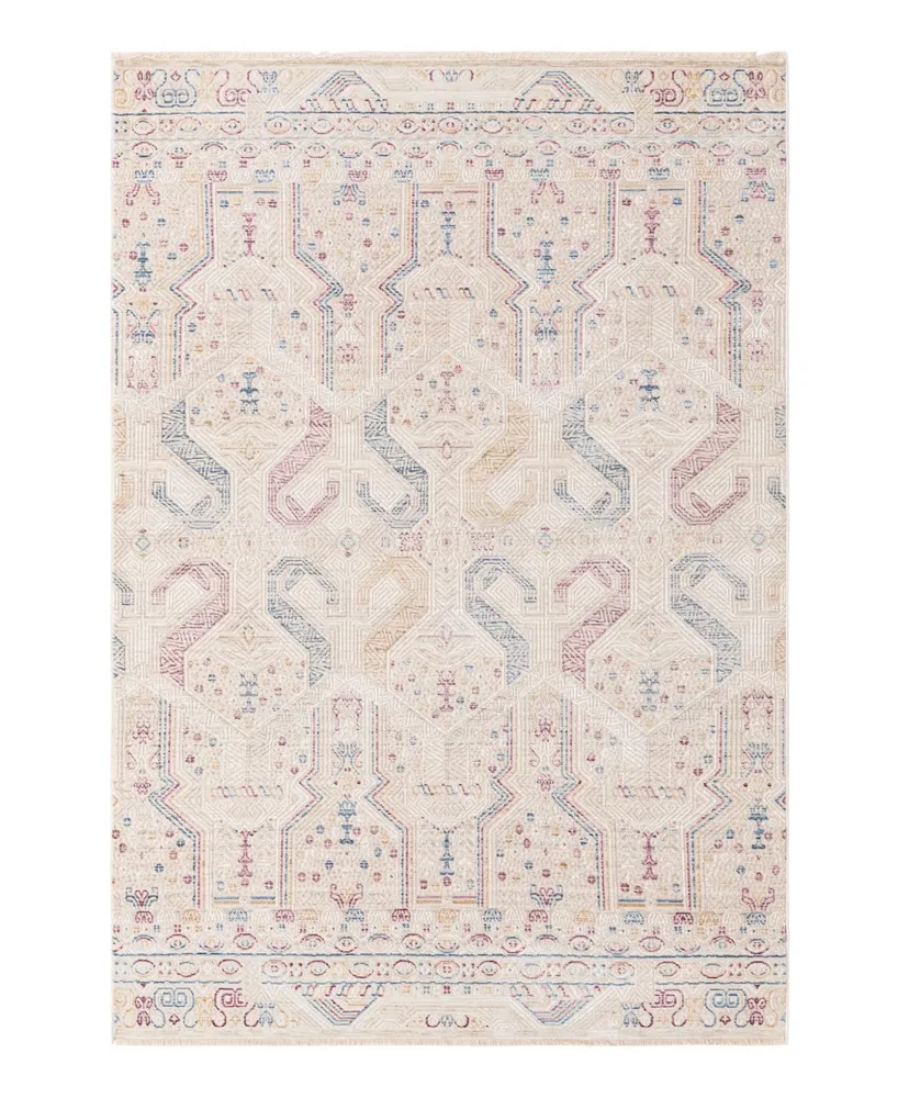 Closeout! Bayshore Home High-Low Pile Iyer IYE03 5'3" x 7'9" Area Rug