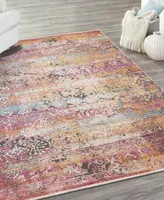 Closeout! Bayshore Home High-Low Pile Iyer IYE09 5'3" x 7'9" Area Rug