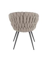 Lumisource Braided Matisse Contemporary Chair