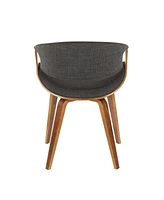 Lumisource Curvo Mid-Century Modern Dining Accent Chair