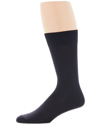 Perry Ellis Men's 3-Pk. Microfiber Patterned Socks - Black