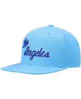 Men's Mitchell & Ness Powder Blue Los Angeles Lakers Hardwood Classics Team Ground 2.0 Snapback Hat