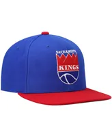 Men's Mitchell & Ness Blue and Red Sacramento Kings Hardwood Classics Team Two-Tone 2.0 Snapback Hat