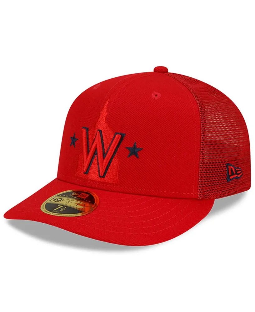 Men's New Era Red Washington Nationals 2022 Batting Practice Low Profile 59FIFTY Fitted Hat