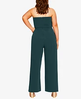 City Chic Plus Size Attract Jumpsuit