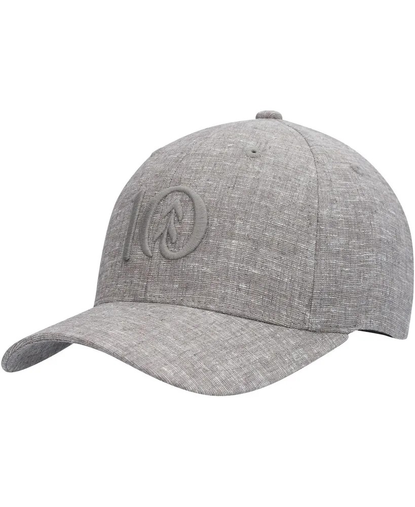 Men's tentree Heathered Gray Logo Thicket Flex Hat- Dnu