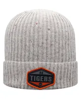 Men's Top of the World Gray Auburn Tigers Alp Cuffed Knit Hat