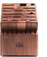 Cooks Standard Acacia wood 25 Slot X-Large Universal Countertop Butcher Block