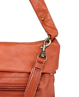 Old Trend Sweet Lotus Leather Bucket Bag