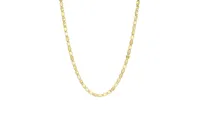 14k Gold Mirror Chain Necklace