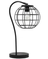 Lalia Home Arched Metal Cage Table Lamp