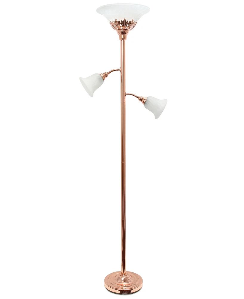 Elegant Designs 3 Light Floor Lamp