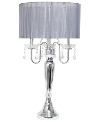 Elegant Designs Romantic Sheer Shade Table Lamp