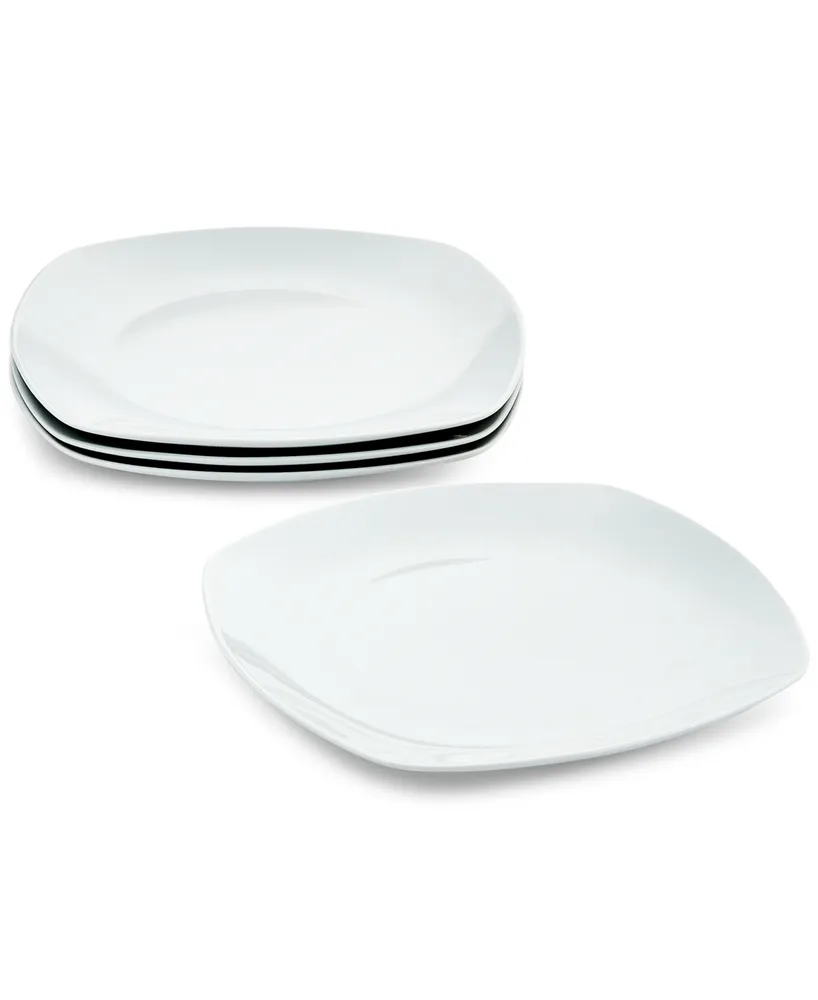 JCPenney Home™ Porcelain Whiteware Set of 4 Square Bowls-JCPenney, Color:  White