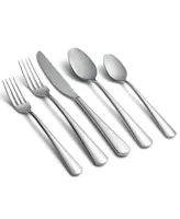 Cambridge Silversmiths Zakiya Mirror Flatware Set, 20 Piece - Silver