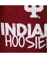 Big Boys Crimson Indiana Hoosiers Crew Neck T-shirt