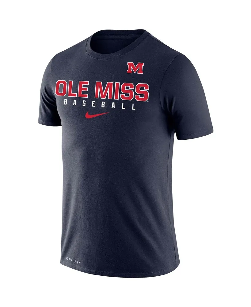 Men's Nike Navy Ole Miss Rebels Baseball Legend Performance T-shirt