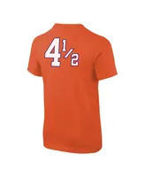 Big Boys Nike Orange Clemson Tigers Disney+ 4A½ Player T-shirt