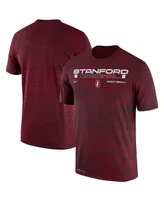 Men's Nike Cardinal Stanford Cardinal Velocity Legend Space-Dye Performance T-shirt