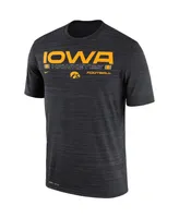 Men's Nike Black Iowa Hawkeyes Velocity Legend Space-Dye Performance T-shirt