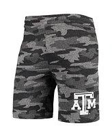 Men's Concepts Sport Charcoal, Gray Texas A&M Aggies Camo Backup Terry Jam Lounge Shorts