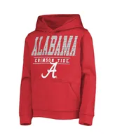 Big Boys Crimson Alabama Crimson Tide Fast Pullover Hoodie