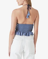 Lucky Brand Crocheted Halter Top