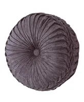 Five Queens Court Dominique Tufted Decorative Pillow, 15" Roung