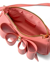 Women's Spring Bow Baguette Shoulder Bag