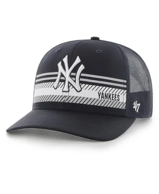 Men's '47 Navy New York Yankees Cumberland Trucker Snapback Hat