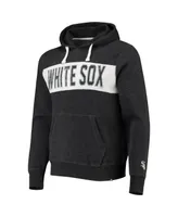 Men's '47 Heathered Black Chicago White Sox Team Pullover Hoodie