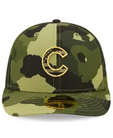 Men's New Era Camo Chicago Cubs 2022 Armed Forces Day On-Field Low Profile 59FIFTY Hat