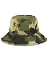 Men's New Era Camo San Francisco Giants 2022 Armed Forces Day Bucket Hat