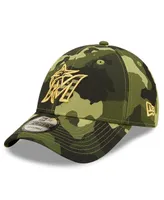 Men's New Era Camo Miami Marlins 2022 Armed Forces Day 9Forty Snapback Adjustable Hat