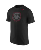 Men's Nike Black Georgia Bulldogs Logo Color Pop T-shirt