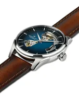 Hamilton Men's Automatic Jazzmaster Open Heart Smoked Stainless Steel Strap Watch 40mm