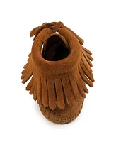 Minnetonka Baby Boys and Girls Suede Fringe Booties