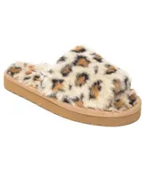 Minnetonka Little Girls Lyla Faux Fur Slide Slippers