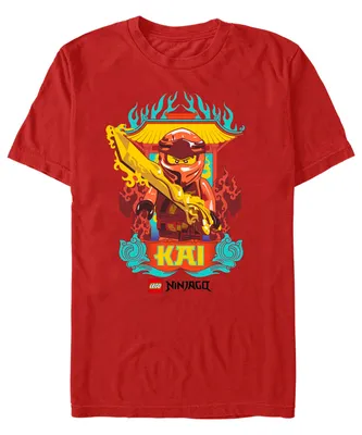 Men's Lego Ninjago Kai Badge Short Sleeve T-shirt