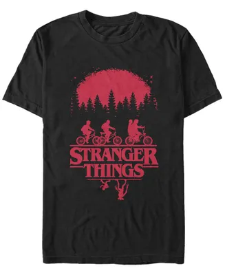 Men's Stranger Things Simple Poster Short Sleeve T-shirt