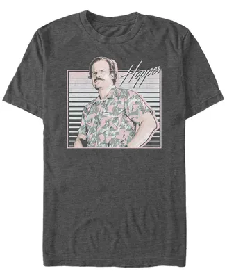 Men's Stranger Things Hawaiian Hopper Short Sleeve T-shirt