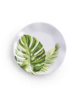 Q Squared Melamine Palm 5.5" Canape Plate Set/4