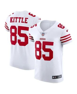 Men's Nike George Kittle White San Francisco 49ers Vapor Elite Jersey