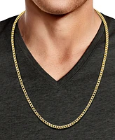 24" Two-Tone Franco Chain Necklace 14k Gold-Plated & Sterling Silver (Also Silver)