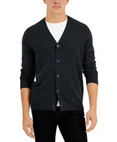 Club Room Men's Cashmere V-Neck Cardigan, Created for Macy's